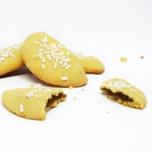 Raviole con confettura di albicocche