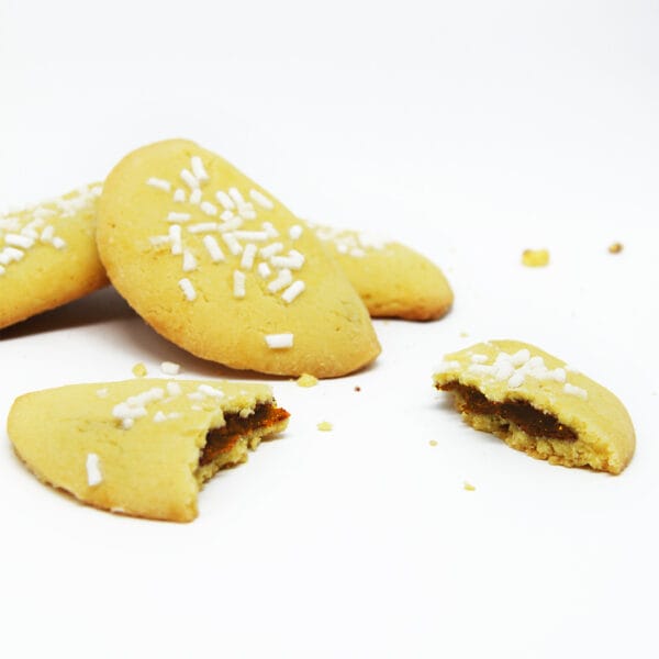 Raviole con confettura di albicocche