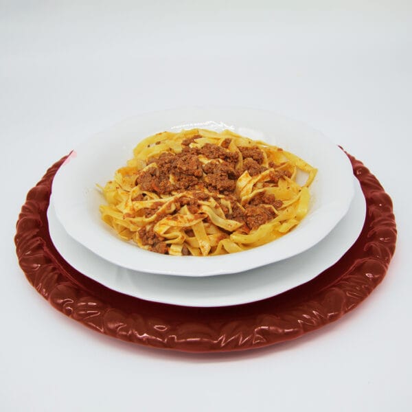 Tagliatelle gialle al ragù
