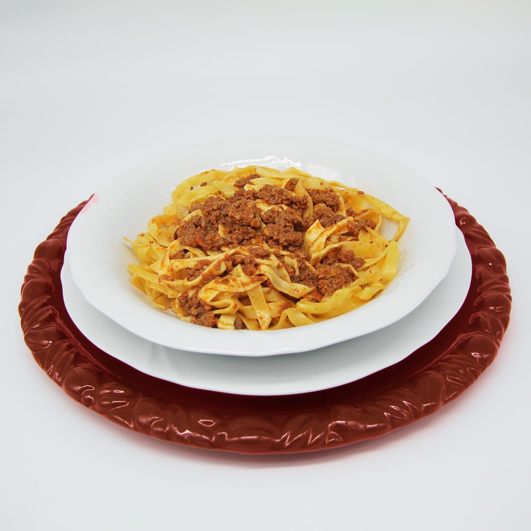 Tagliatelle gialle al ragù