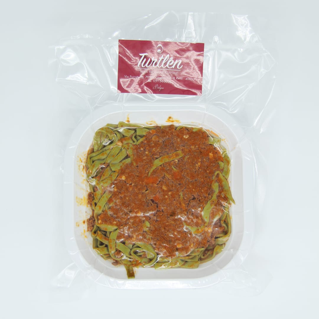 Tagliatelle verdi al ragù - immagine 3